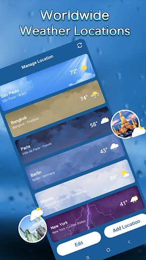 Previsión meteorológica local screenshot