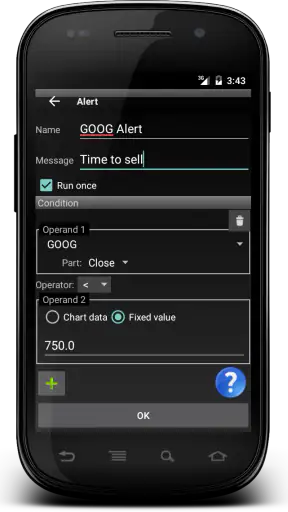 Professional Stock Chart screenshot