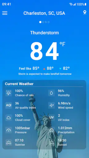 Pronóstico del tiempo screenshot