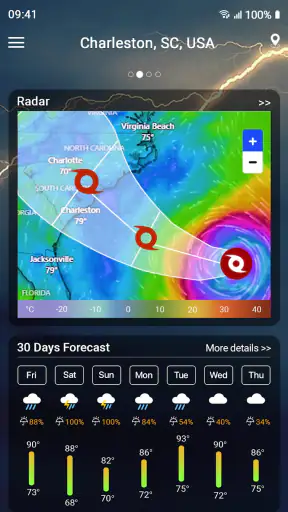 Pronóstico del tiempo screenshot