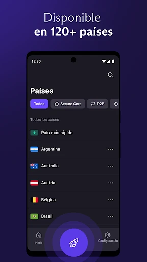 Proton VPN: Rápida y segura screenshot
