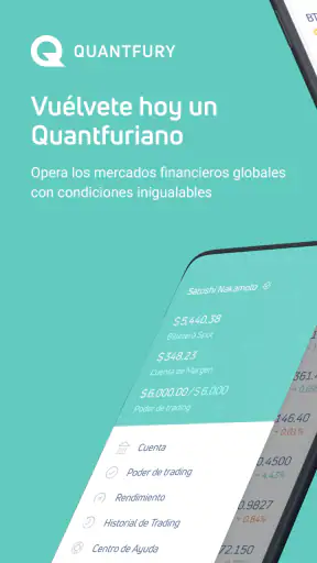 Quantfury: Su Bróker Global screenshot