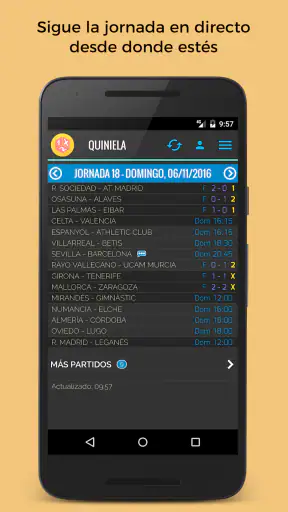 Quiniela screenshot
