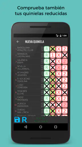 Quiniela screenshot