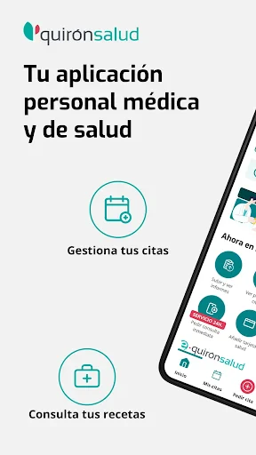 Quirónsalud screenshot