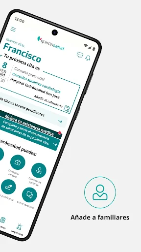 Quirónsalud screenshot