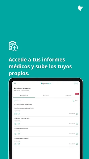 Quirónsalud screenshot