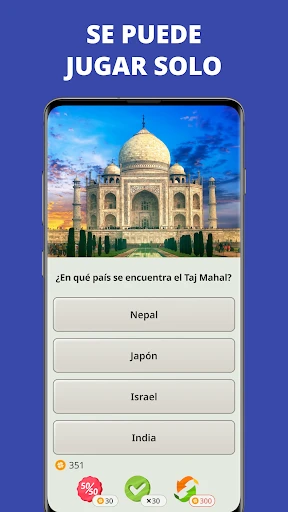 QuizzLand quiz de conocimiento screenshot