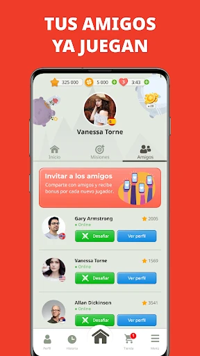 QuizzLand quiz de conocimiento screenshot