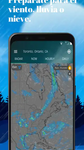 Radar de Lluvia: El Tiempo screenshot