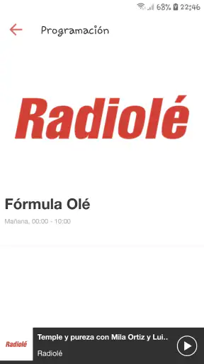 Radiolé screenshot