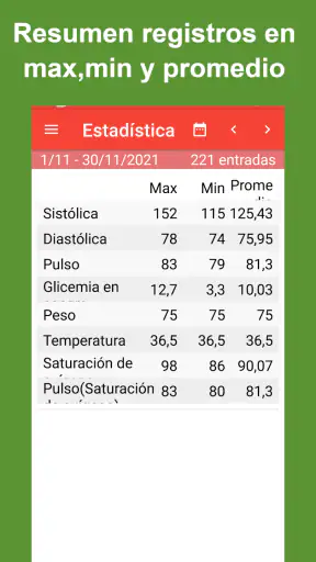 Rastreador Signos Vitales screenshot