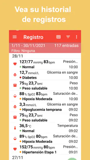 Rastreador Signos Vitales screenshot