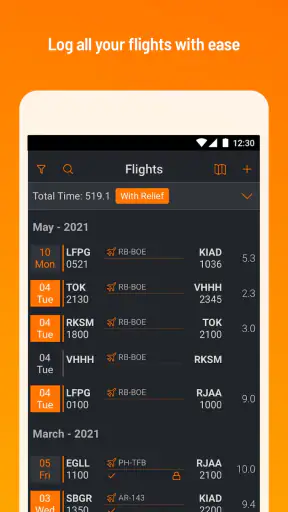RB Logbook para Pilotos screenshot