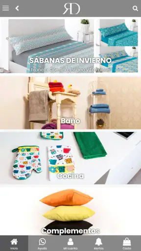 RD Tiendas Textil Hogar screenshot