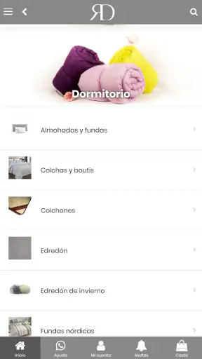 RD Tiendas Textil Hogar screenshot