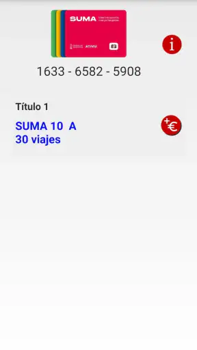 RecargaSUMA screenshot