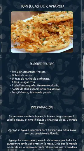 Recetas de Cocina Española screenshot