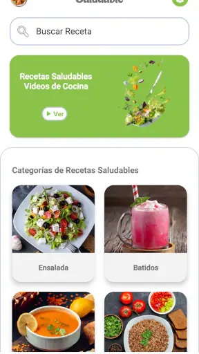 Recetas saludables screenshot