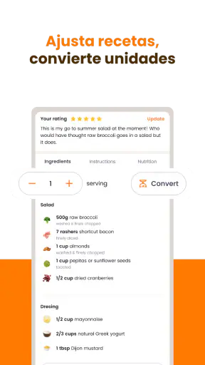 ReciMe: Recetas y Planificador screenshot