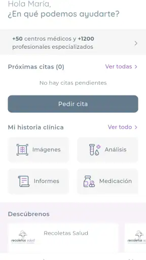 Recoletas Salud screenshot