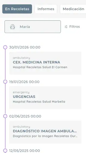 Recoletas Salud screenshot