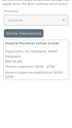 Recoletas Salud screenshot