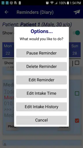 Recordatorio de Medicamentos screenshot