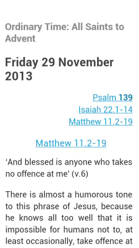 Reflections for Daily Prayer screenshot