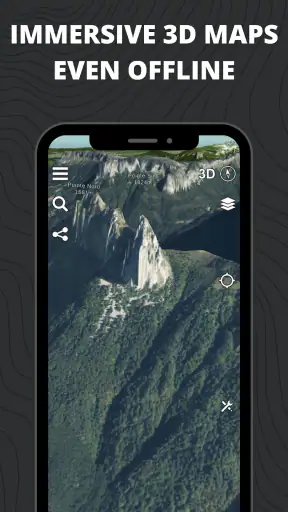 Relief Maps - 3D GPS screenshot