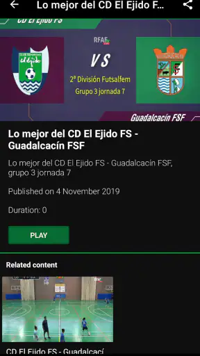 RFAF TV screenshot