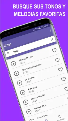Ringo Tonos y Notificaciones screenshot