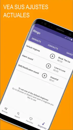 Ringo Tonos y Notificaciones screenshot