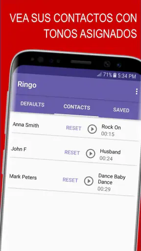Ringo Tonos y Notificaciones screenshot