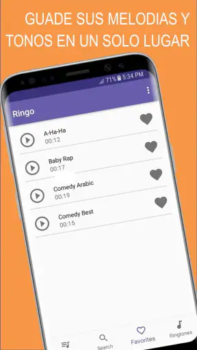 Ringo Tonos y Notificaciones screenshot