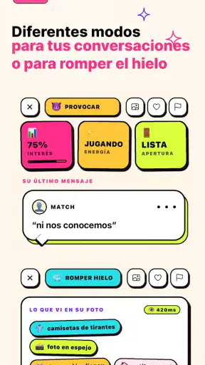 Rizr: Respuestas para Ligar screenshot