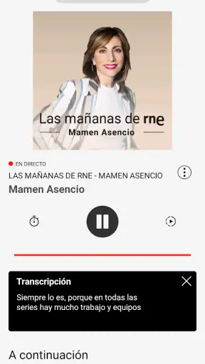 RNE Audio screenshot