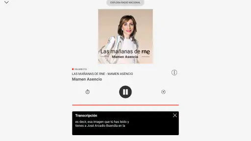 RNE Audio screenshot