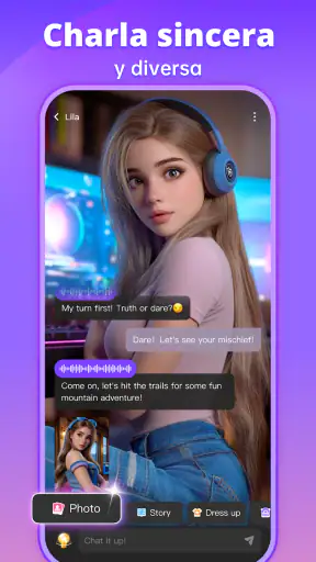 Rosytalk - personaje IA RP screenshot