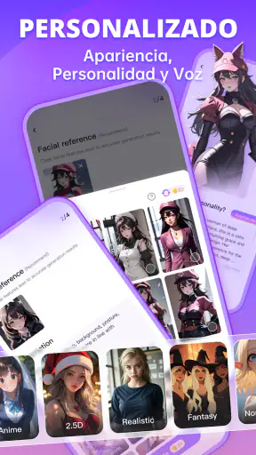 Rosytalk - personaje IA RP screenshot