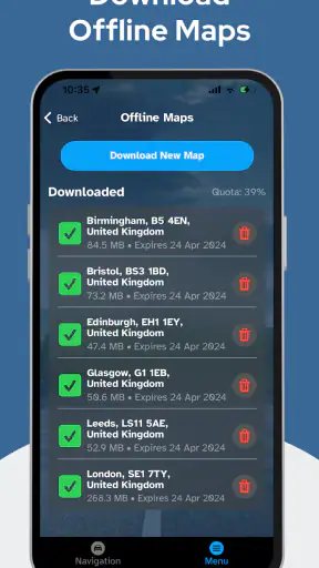 RouteLed Navigation screenshot