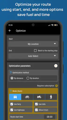 Routin Planificador de Ruta screenshot