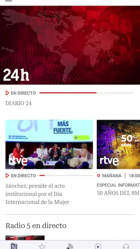 RTVE Noticias screenshot