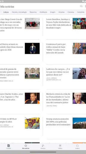 RTVE Noticias screenshot