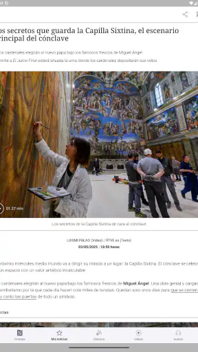 RTVE Noticias screenshot