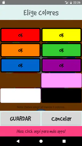 Ruleta Colores screenshot