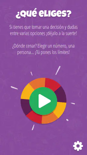 Ruleta de decisiones screenshot
