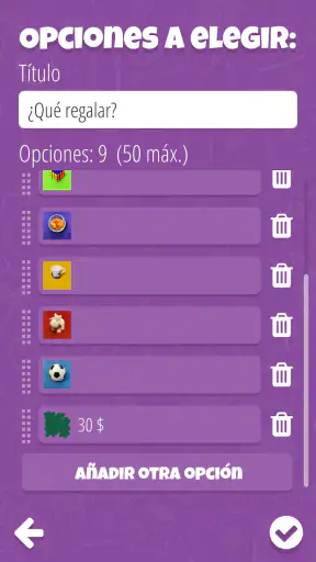 Ruleta de decisiones screenshot