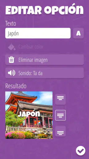 Ruleta de decisiones screenshot
