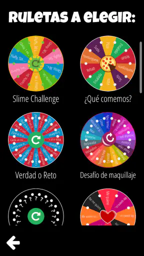 Ruleta de decisiones screenshot